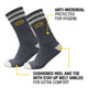 Dewalt Thermal Work Socks Pack of 2 - Insulated - Black - Durable