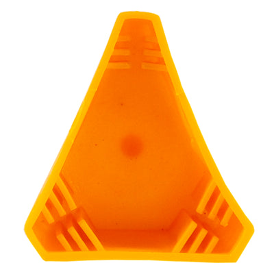 Jack Post Cap Yellow - 60mm Plastic - Snug Fit - High Visibility