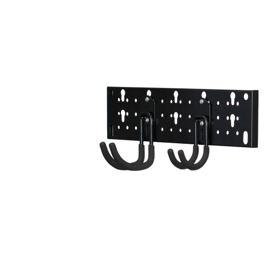 Storease Wall Storage System Hook Panel 540 x 100mm - Black - Universal Fit – view 2