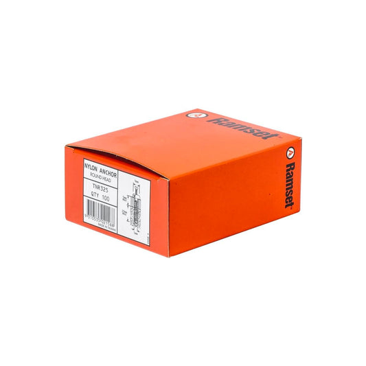 Ramset Nylon Round Head Anchor 5 x 25mm Insulated Light Duty 100 Box - Auzzistore