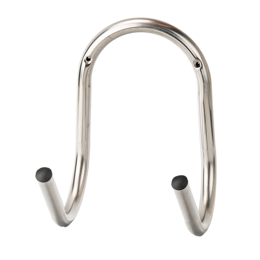 Holman Stainless Steel Tubular Hose Hanger - 150mm x 300mm - Silver - Durable Storage Solution - Auzzistore