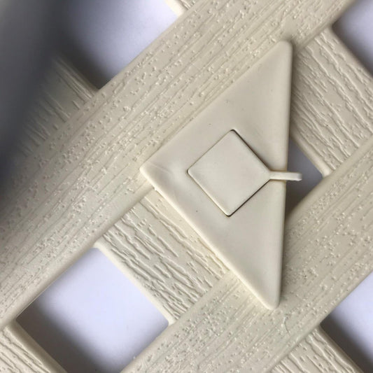 Jack Matrix Diamond Clips - 12 Pack - Plastic - Smooth Cream – view 2 - Auzzistore