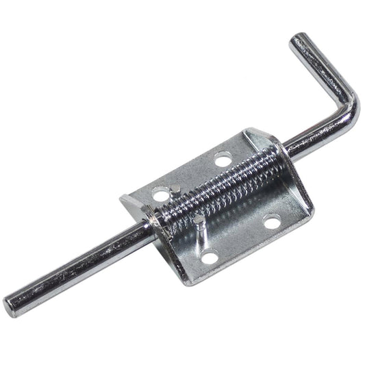 Goliath Extended Shoot Spring Bolt 160x10mm Zinc Plated Weather Resistant - Auzzistore