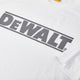 DEWALT White Oxide Crew Neck Shirt M - Durable Cotton Blend - White - UPF 50+