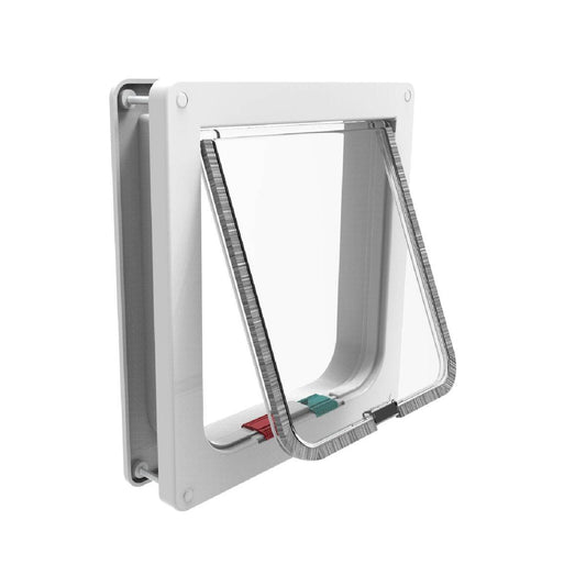 Hakuna Pets Large Cat Flap - 175mm W x 185mm H - Plastic - Durable - Auzzistore