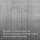 Matpro Vinyl Flooring - 1m x 3m - Dark Wood - Easy To Clean