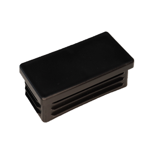 Australian Handyman Supplies Black Plastic Cap Insert 76x38mm Weather Resistant