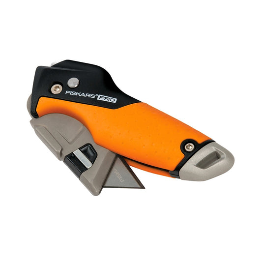 Fiskars Pro Carbonmax Folding Utility Knife - 60mm Blade - Steel – view 2 - Auzzistore