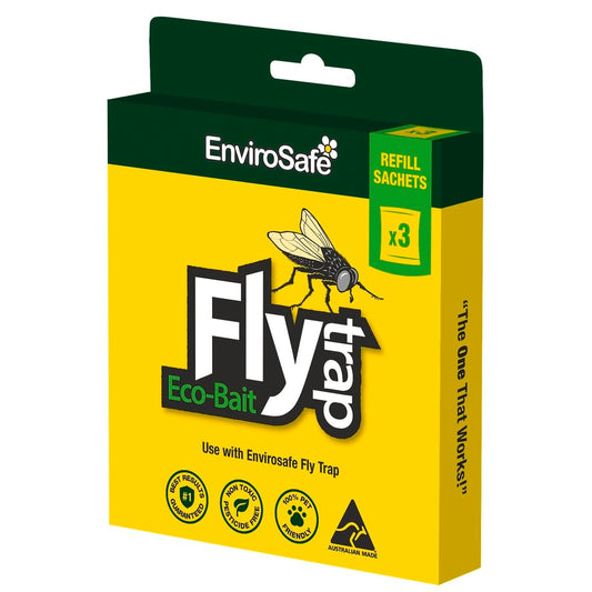 Envirosafe Fly Attractant - Food Grade - Non-Toxic - 3 Pack - Auzzistore