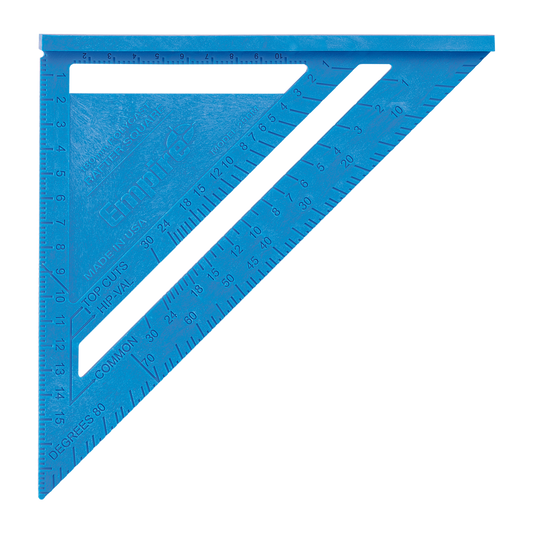 Empire 180mm Metric Polycast Rafter Square - Lightweight - Durable - Accurate - Auzzistore