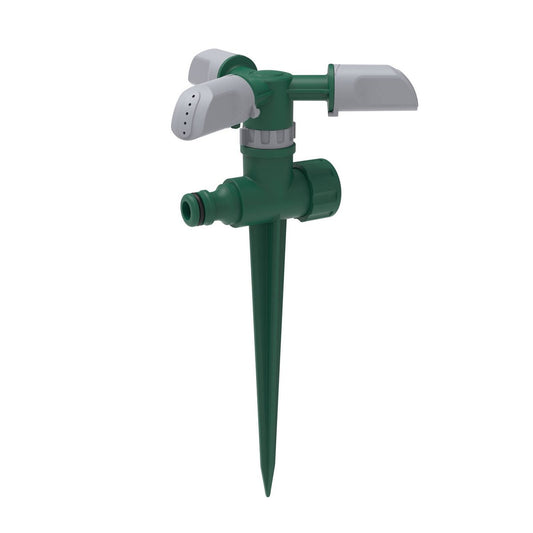Garden Basics Hose End 3 Arm Revolving Sprinkler 250mm - Efficient Irrigation - Auzzistore