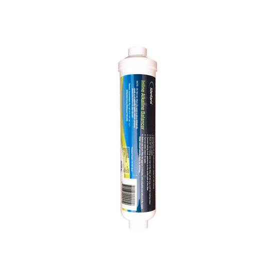 Stefani Inline Alkaline Balancer Replacement Cartridge - 80mm Carbon Filter - Improves Water Quality - Auzzistore