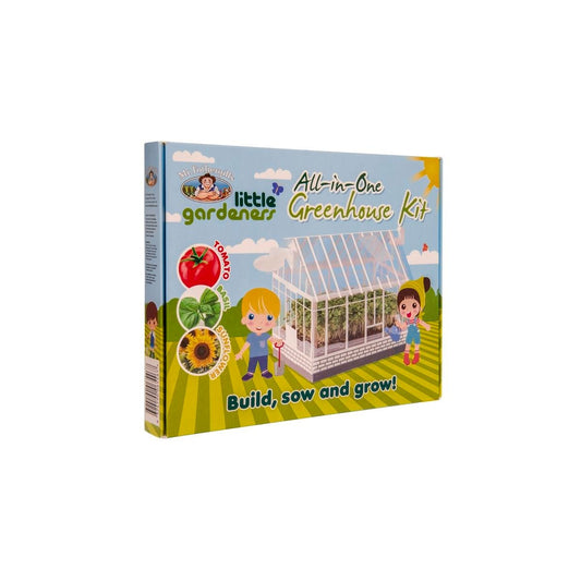 Mr Fothergill Mini Greenhouse Kit - 165mm x 210mm - Plastic - Kids Gardening - Auzzistore