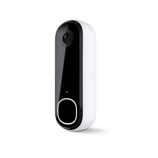 Arlo 2K Video Doorbell - Wired/Battery - 2-Way Audio - Night Vision - Motion Detection - Auzzistore