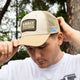 Dewalt Brown Oakdale Coolmax Trucker Hat - 5-Panel - Adjustable Fit - Breathable