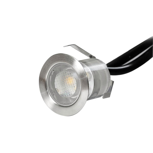 Holman RGB Colour Deck Light 30mm Stainless Steel 6 Pack Waterproof