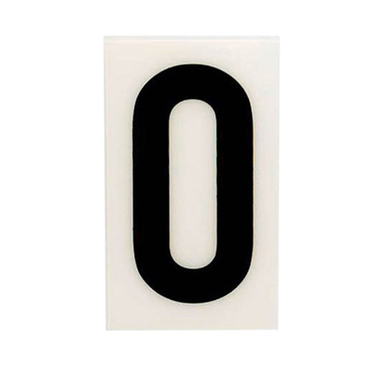 Sandleford Self Adhesive House Letter O - 60mm - White - Auzzistore