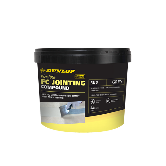 Dunlop Fibre Cement Jointing Compound - 3kg - Other - Flexible - Auzzistore