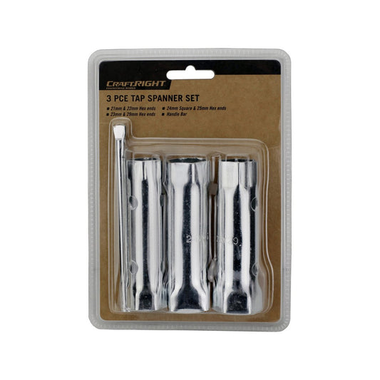 Craftright Tap Spanner Set - 3 Piece - Carbon Steel - Rust Resistant – view 2 - Auzzistore