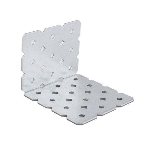 Carinya Galvanised Angle Bracket 60x80x75mm 2mm Easy Customisation - Auzzistore