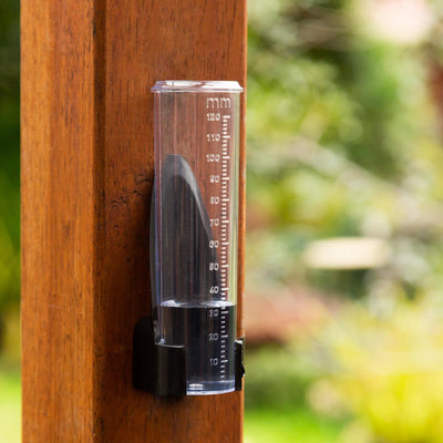 Nylex Rain Gauge - 120mm Plastic - Easy To Read - Accurate Measurement