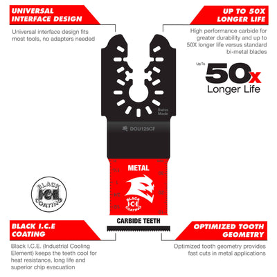 Diablo Carbide Multi Tool Blade 3 Pack - 139.7mm x 251.9mm - Durable Cutting