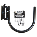 Grunt E Track Fitting U Hook - Black - 180kg Capacity - 140mm x 13mm x 167mm
