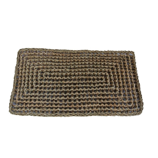 Seagrass Door Mat - 63 x 35cm - Natural Material - Water Resistant