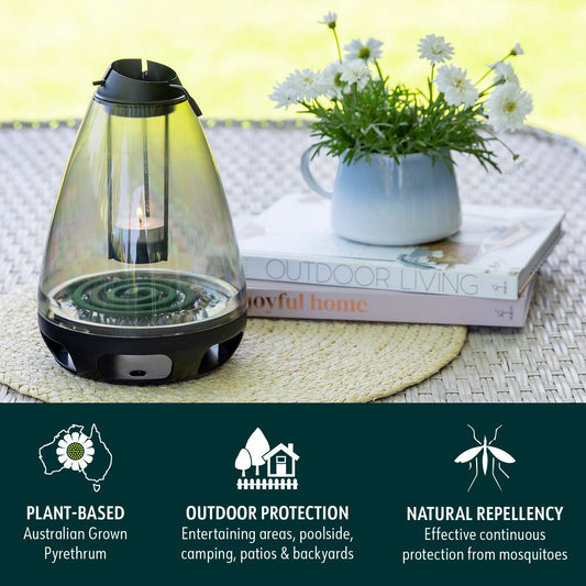 Bite Shield Mosquito Coil Diffuser Refills - 6 Coils & 6 Candles - 135mm x 140mm x 290mm - Outdoor Protection – view 2 - Auzzistore