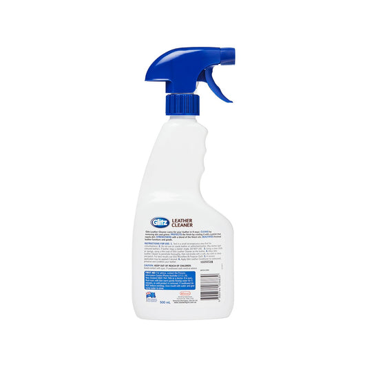 Glitz Leather Cleaner - 500ml HDPE Plastic - Cleans Preserves Beautifies – view 2