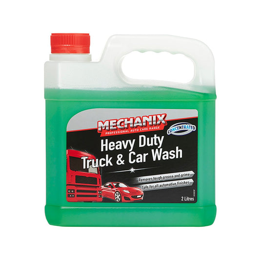Mechanix 2L Heavy Duty Truck and Car Wash - Concentrated Formula - Safe For All Finishes