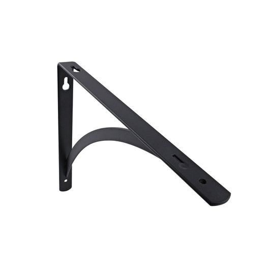 Carinya Arch Stayed Bracket - 250 x 200mm - Powder Coated Steel - Black - Auzzistore