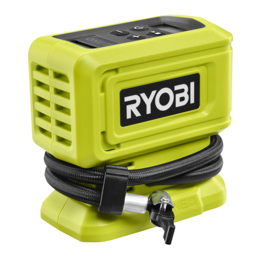 Ryobi 18V ONE+ High Pressure Inflator Tool Only - 160 PSI - Digital Display