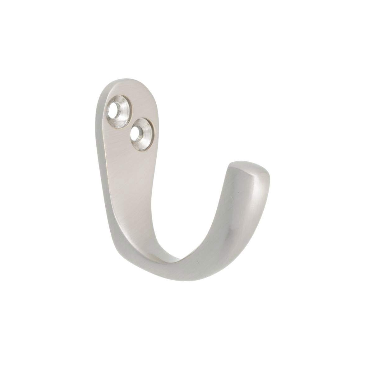 Zenith Robe Hook - 40mm Solid Brass - Brushed Nickel - Durable Design ...