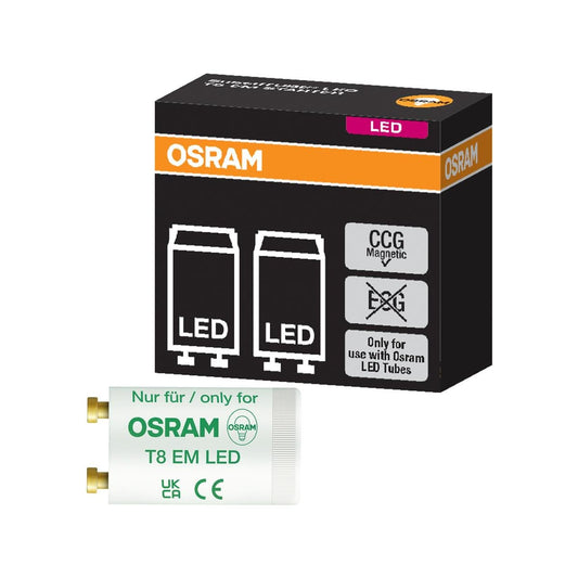 Osram LED Starters 2 Pack - Replacement for LED Tubes 067518 & 067519 - 46mm x 25mm x 42mm - Lightweight