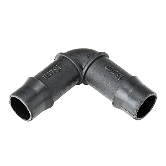 K Rain 13mm Barbed Elbow - 10 Pack - Black - Irrigation Connector - Auzzistore