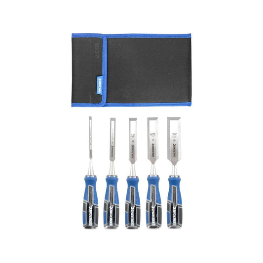 Kincrome 5 Piece Wood Chisel Set - Chrome Vanadium Steel - 6mm to 32mm - Auzzistore