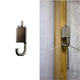 Gallery Home Adjustable Floating Hook 2 Pack - Brass - 2 Pack - Easy Use