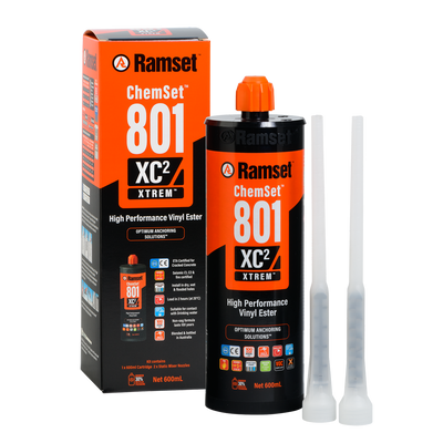 Ramset Chemset 801 Xtrem Xc Chemical Anchor - 600ml - Fast-Setting, Heavy-Duty
