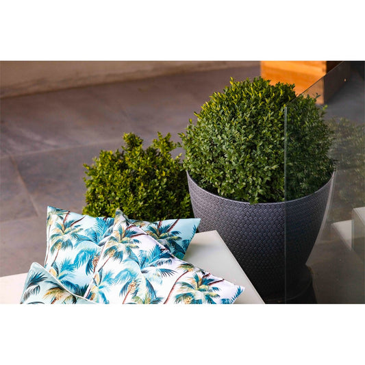 Mojo Cushion Cover - 60cm - Polyester - L.A. Palm Blue Design – view 2