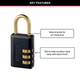 Master Lock 30mm Combination Padlock - Metal - Durable - Keyless