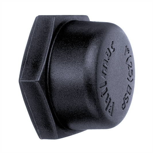Philmac BSP Thread Pipe Cap 1 1/4 Inch Polypropylene Durable Seal