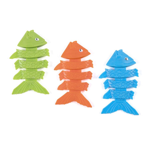 Bestway Squiggle Wiggle Fish Dive Toys - 3 Pack - 200mm x 174mm - Fun & Skill Development - Auzzistore