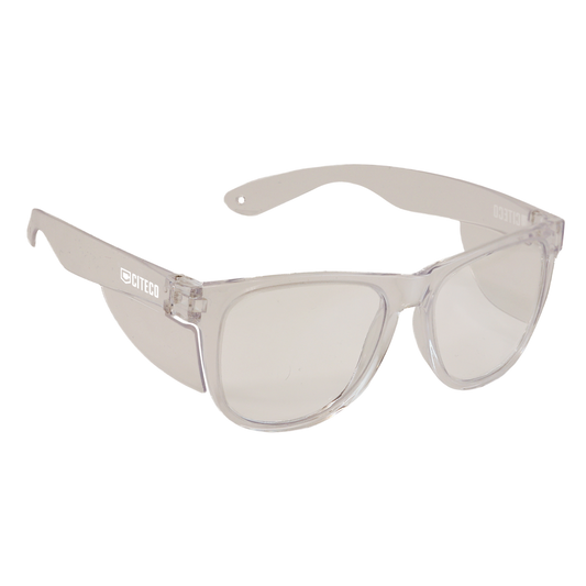 Citeco Classic Clear Safety Glasses - 150mm x 50mm x 30mm - Lightweight Eye Protection