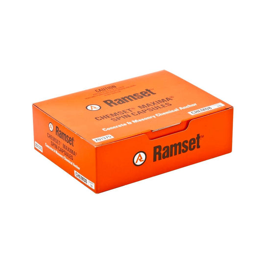 Ramset m8 Maxima Masonry Chemical Acrylate Epoxy Capsule 10 Pack - Auzzistore