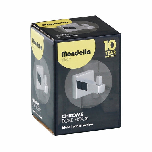 Mondella Chrome Rococo Robe Hook - 44mm x 44mm x 60mm - Chrome – view 2