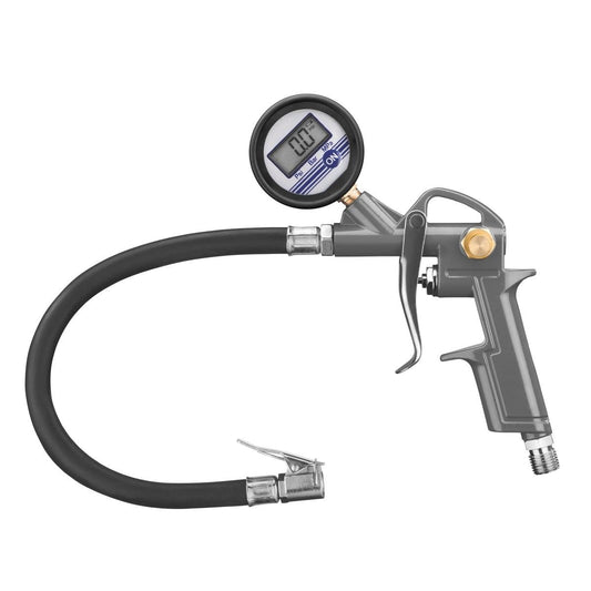 Ozito Digital Tyre Inflator - 0.45kg - Plastic & Metal - Accurate Inflation - Auzzistore