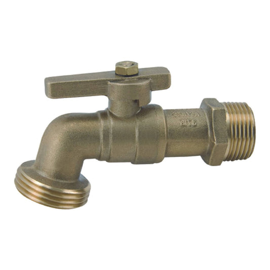 Kinetic 20mm Brass Male ¼ Turn Hose Cock - Durable Plumbing Valve - Auzzistore