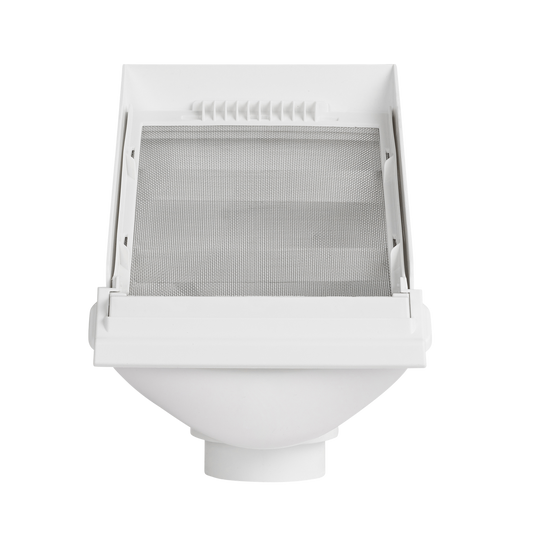 Rain Harvesting 90mm Leaf Beater Rain Head - White - RHLB20 - Auzzistore