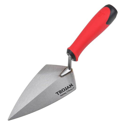 Trojan 175mm Pointing Trowel - High Carbon Steel - Ergonomic Grip - Durable - Auzzistore